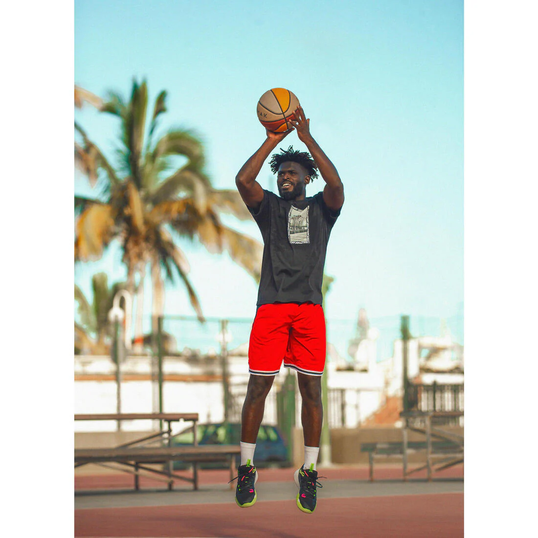 Men's/Women's Basketball Reversible Shorts SH500R - Image 19