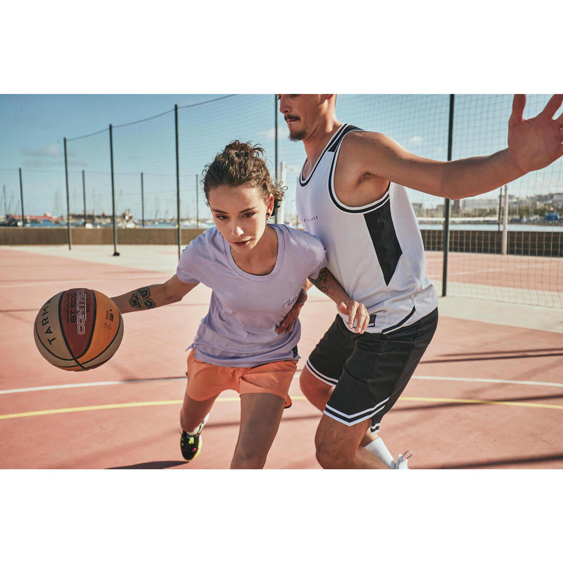 Men's/Women's Basketball Reversible Shorts SH500R - Image 25