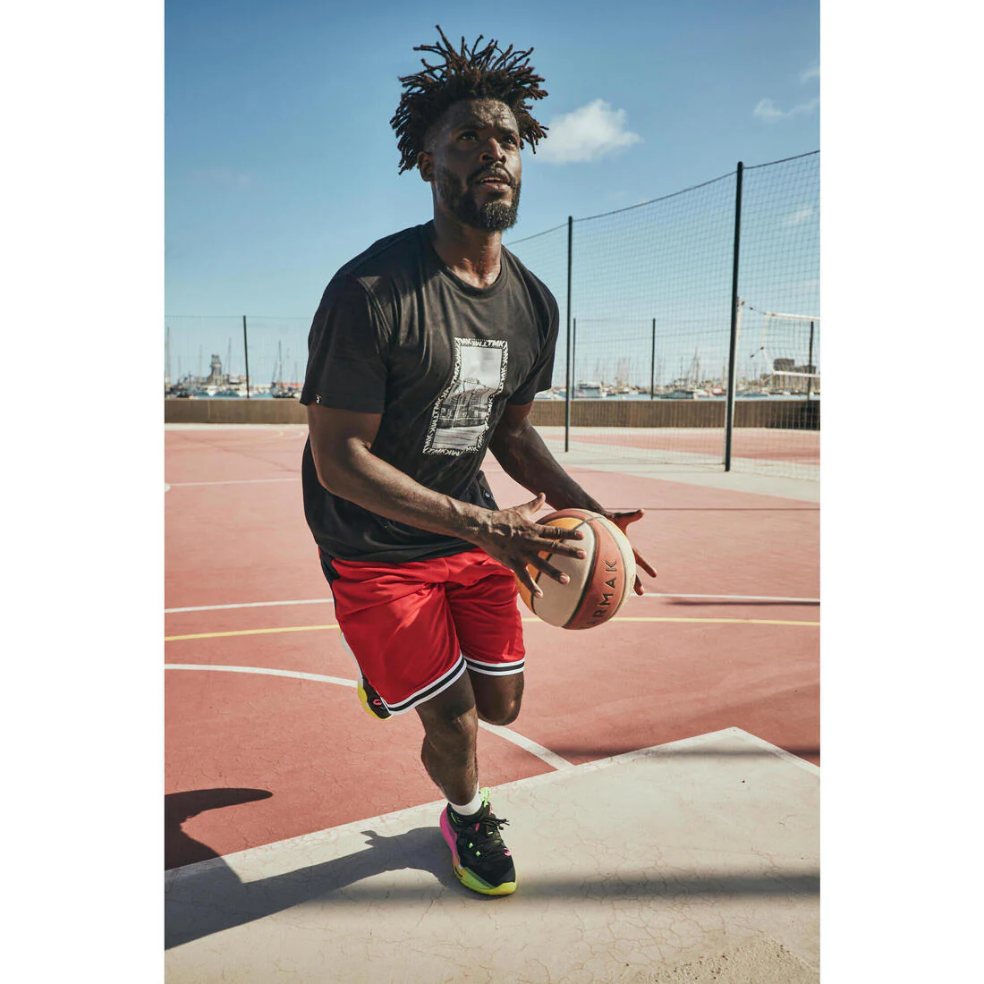 Men's/Women's Basketball Reversible Shorts SH500R - Image 27