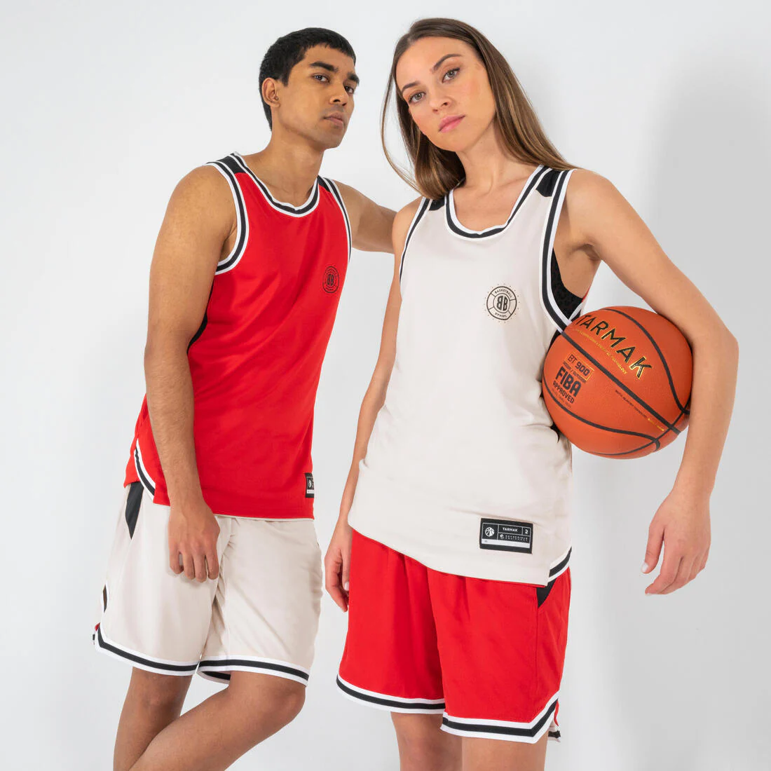 Men's/Women's Basketball Reversible Shorts SH500R - Image 3