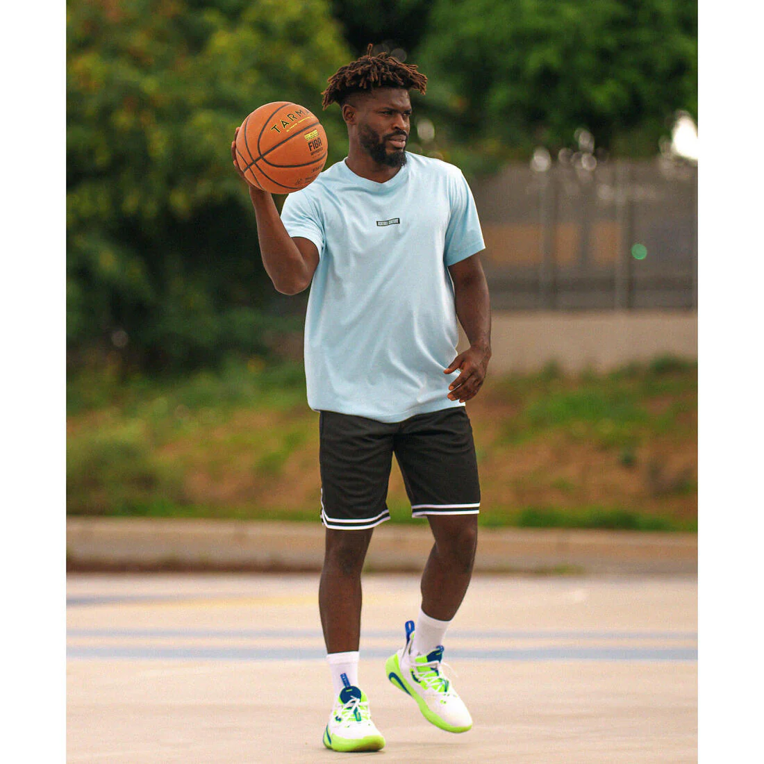 Men's/Women's Basketball Reversible Shorts SH500R - Image 30