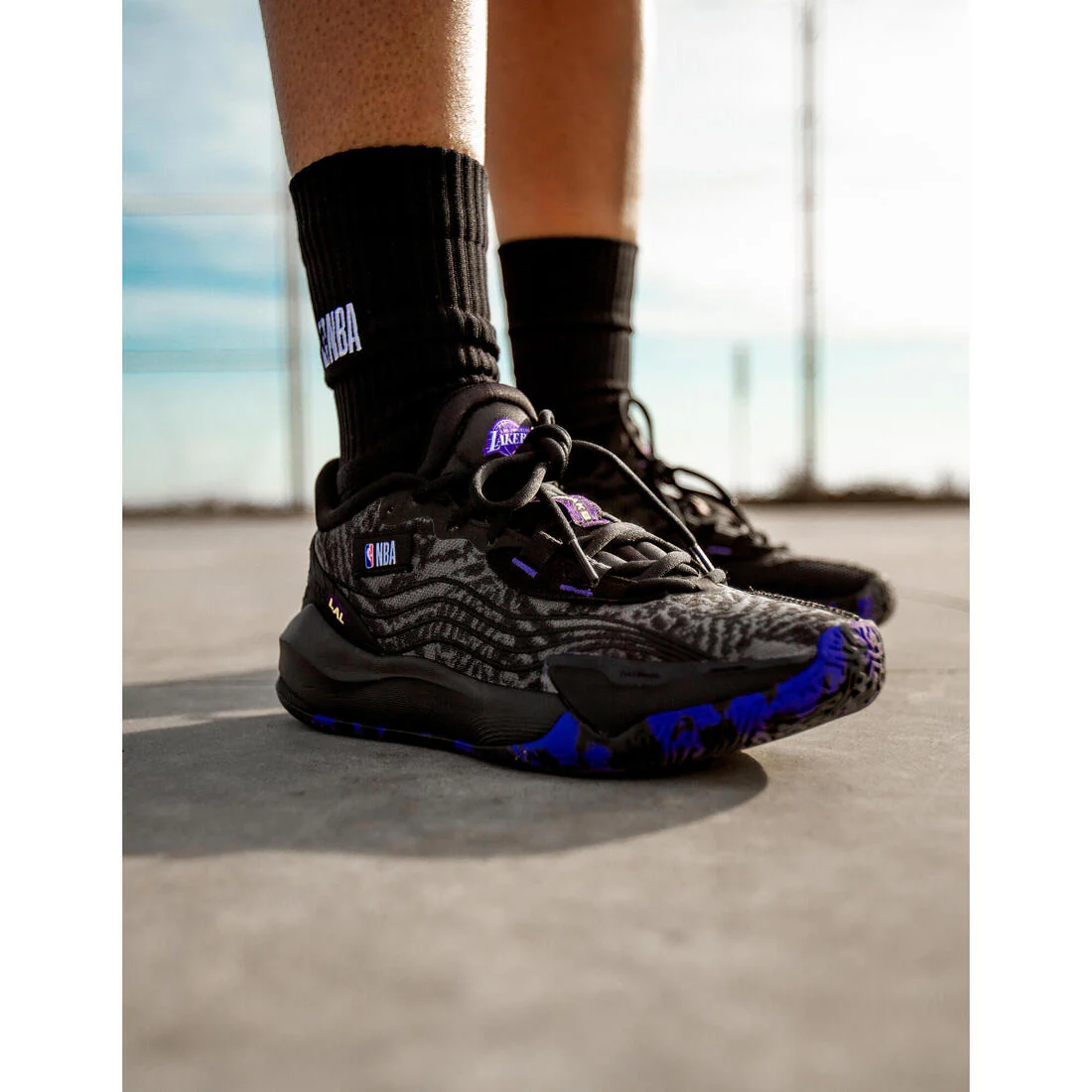 Men's/Women's Basketball Shoes Fast 900 Low-1 - NBA Lakers - Image 6