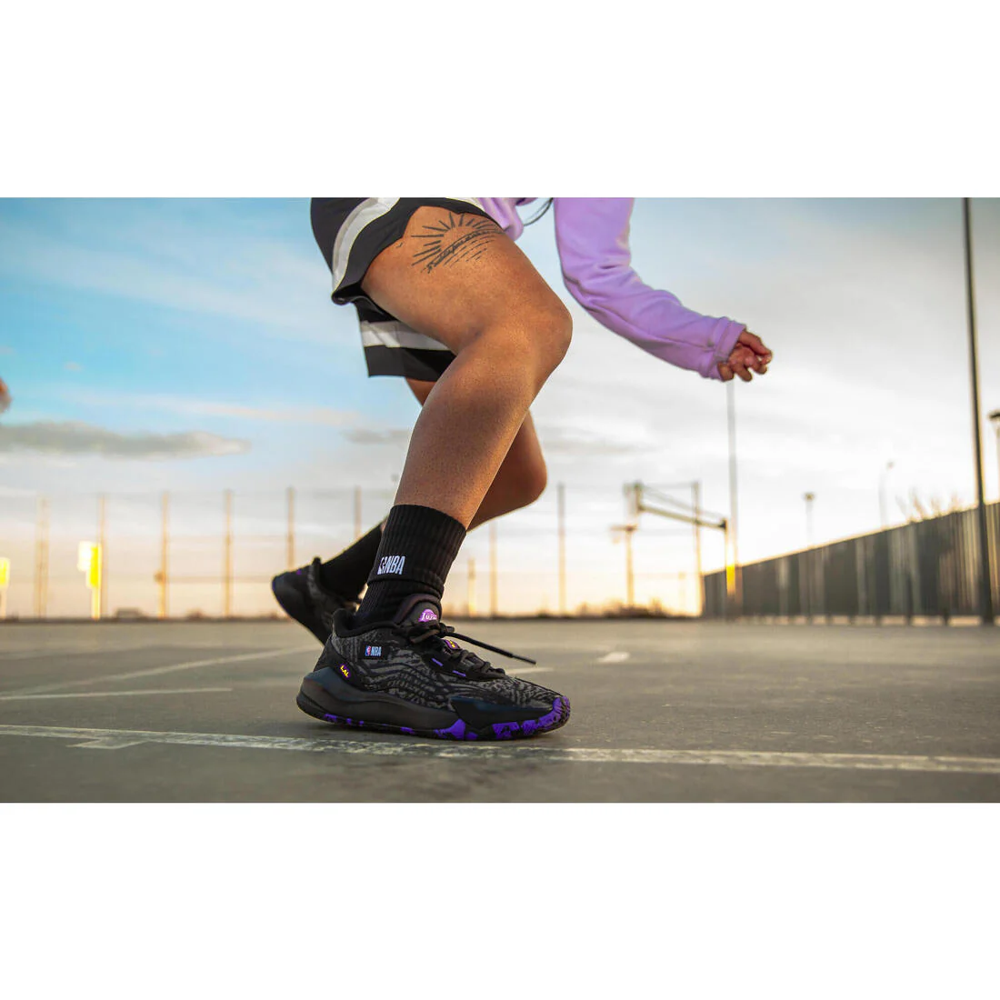 Men's/Women's Basketball Shoes Fast 900 Low-1 - NBA Lakers - Image 7
