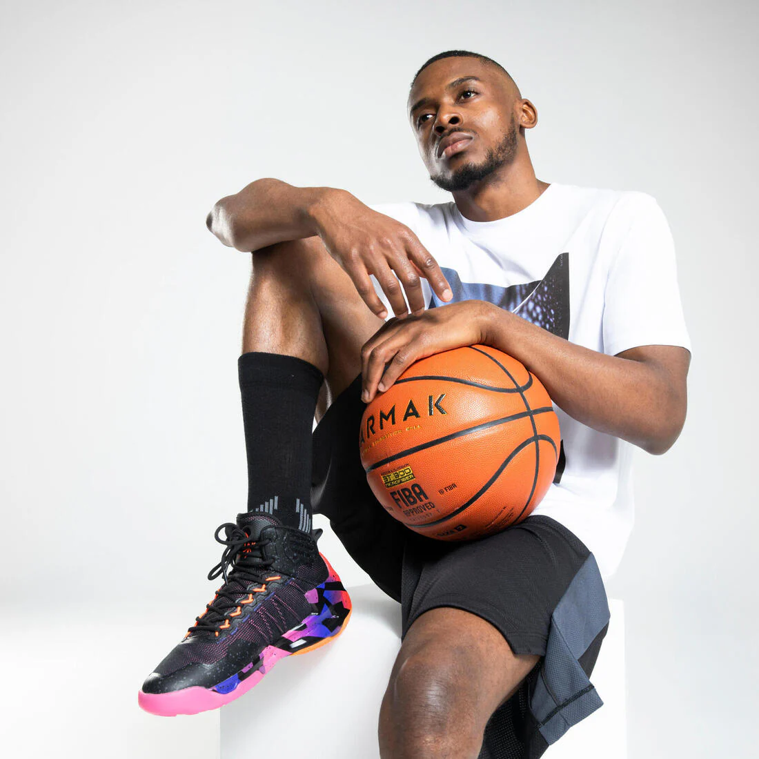 Men's/Women's Basketball Shorts SH500 - Image 6