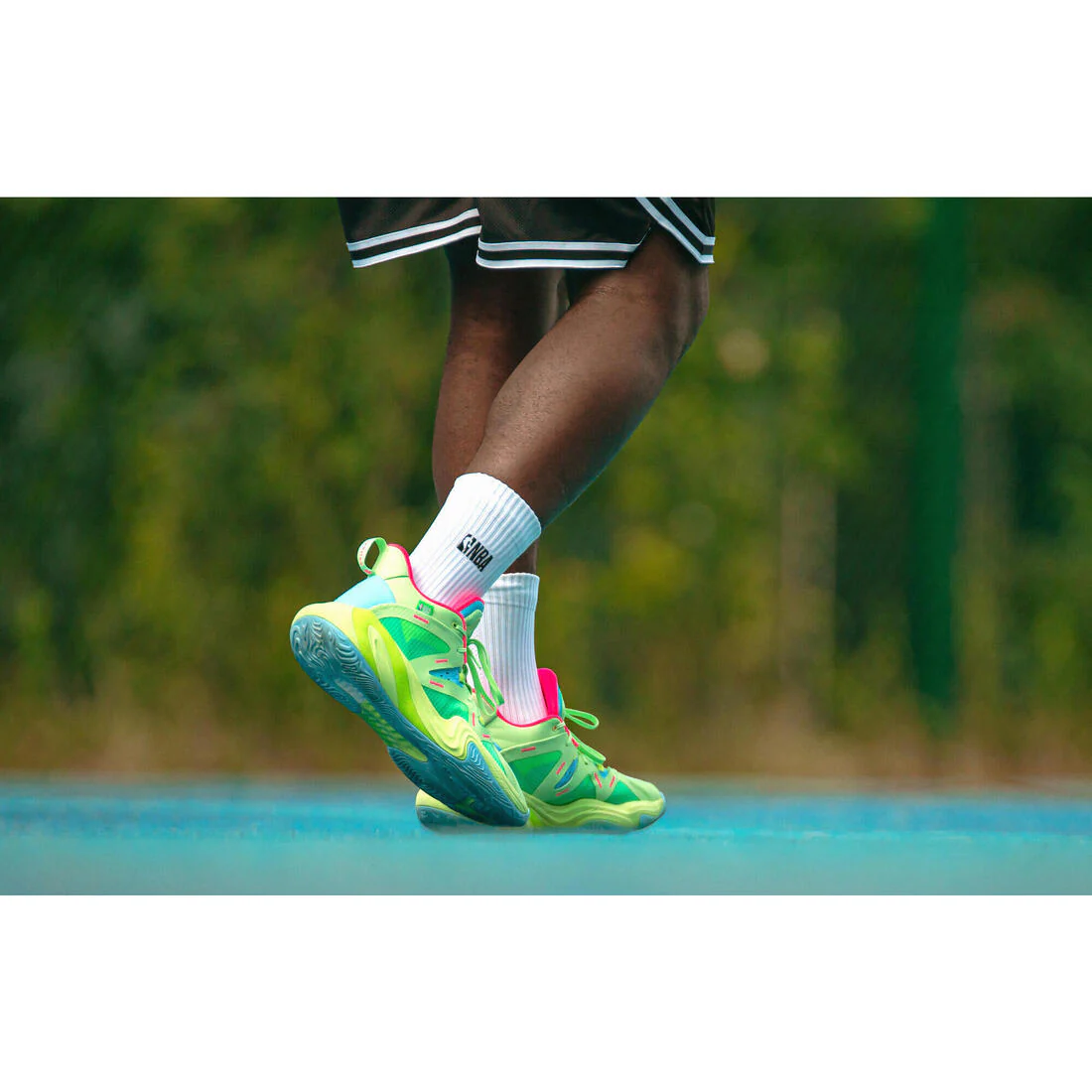 Men's/Women's Low-Rise NBA Basketball Socks SO900 Twin-Pack - Image 15