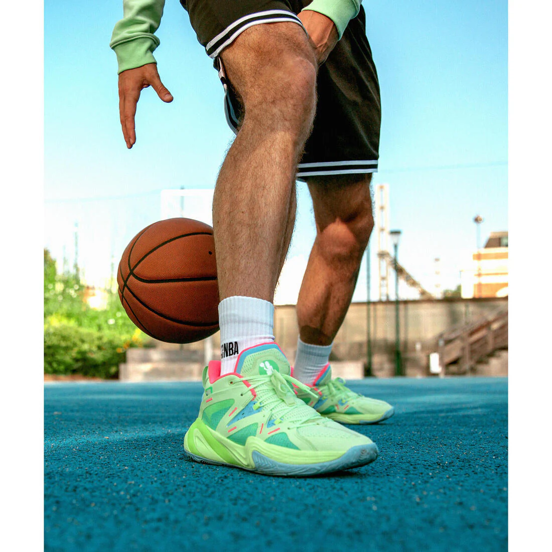 Men's/Women's Low-Rise NBA Basketball Socks SO900 Twin-Pack - Image 17