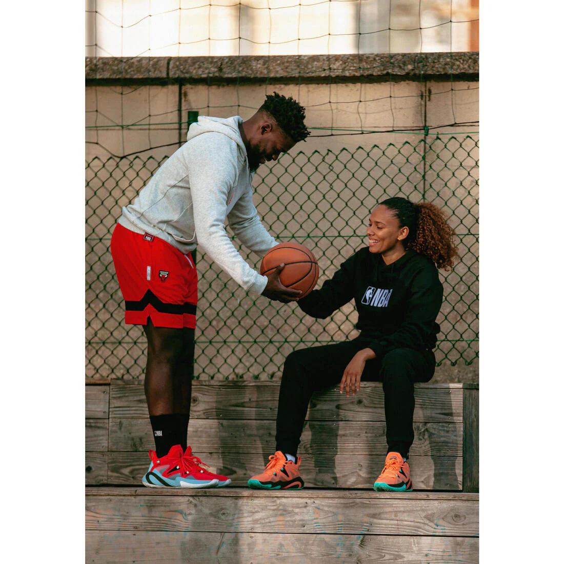 Men's/Women's Low-Rise NBA Basketball Socks SO900 Twin-Pack - Image 19