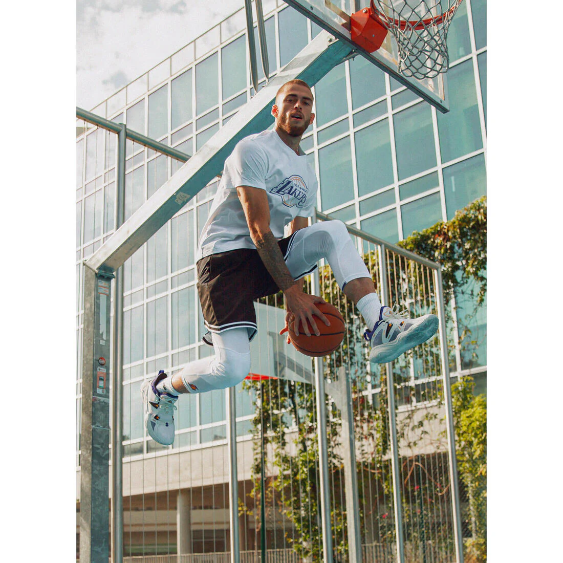 Men's/Women's Low-Rise NBA Basketball Socks SO900 Twin-Pack - Image 21