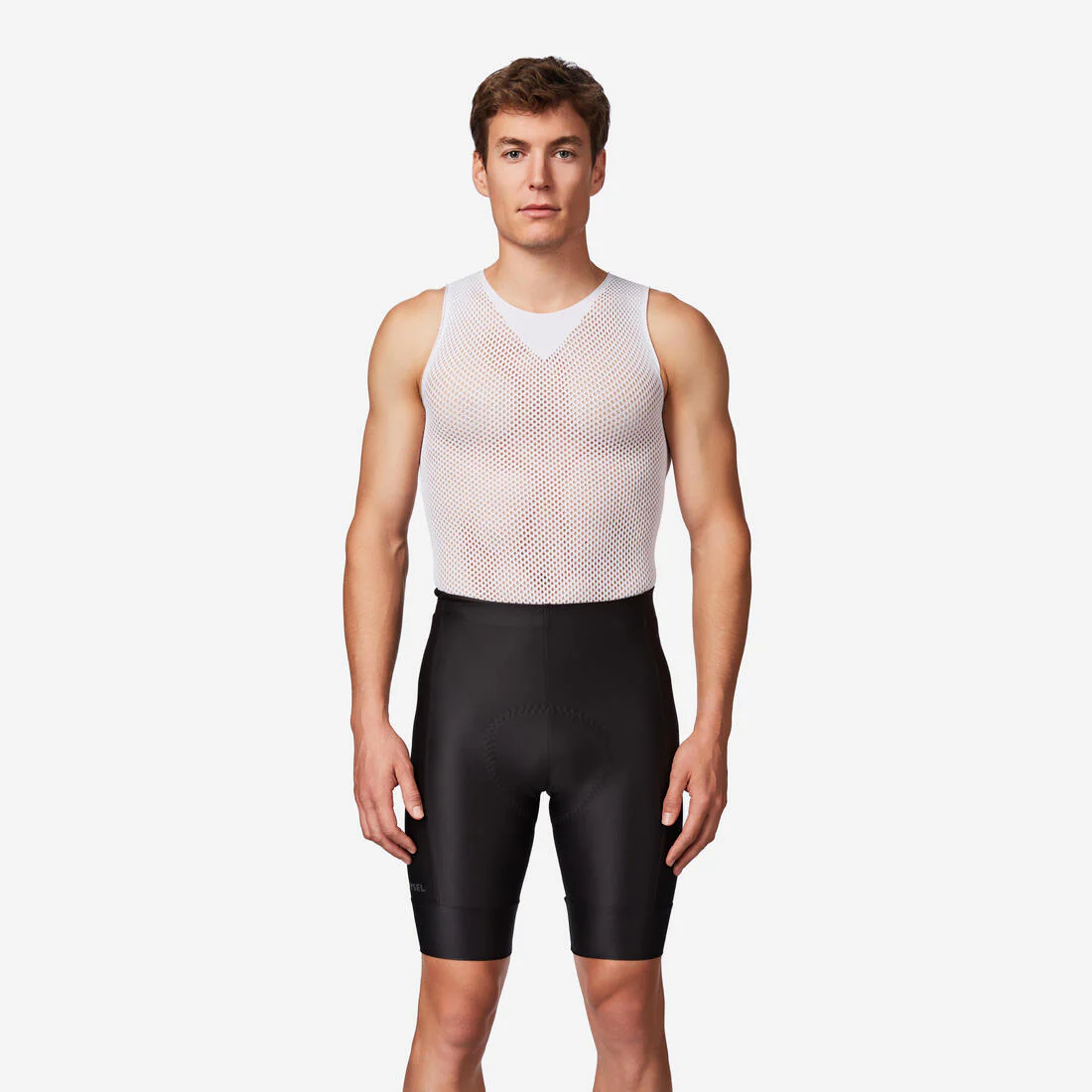 Men's Road Cycling Bibless Shorts Essential - Black