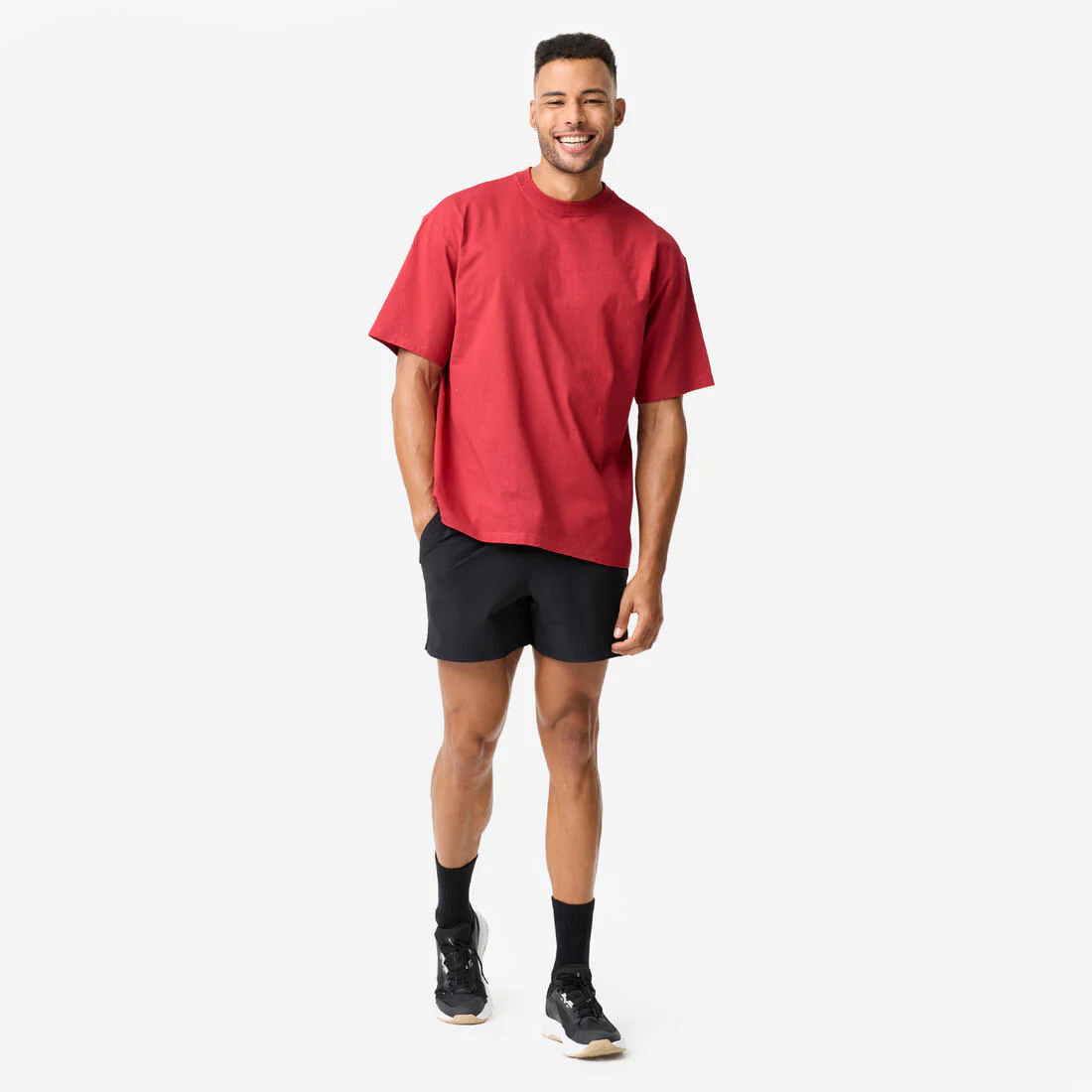Men's Weight Training Loose T-Shirt - Image 3