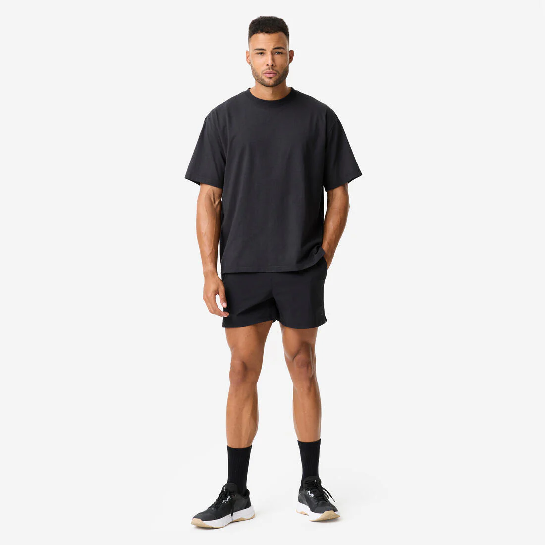 Men's Weight Training Loose T-Shirt - Image 4