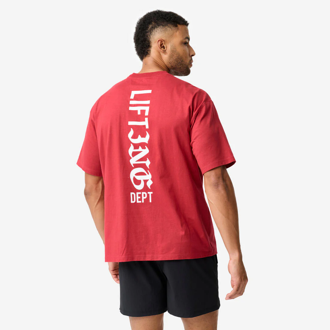 Men's Weight Training Loose T-Shirt - Image 5