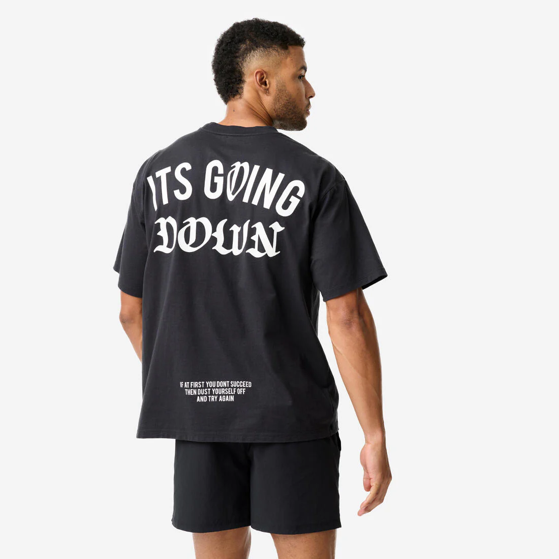 Men's Weight Training Loose T-Shirt - Image 8
