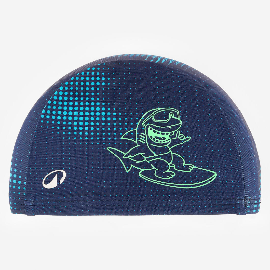 Mesh swimming cap - Printed fabric - Size S - Blue patch - Image 2