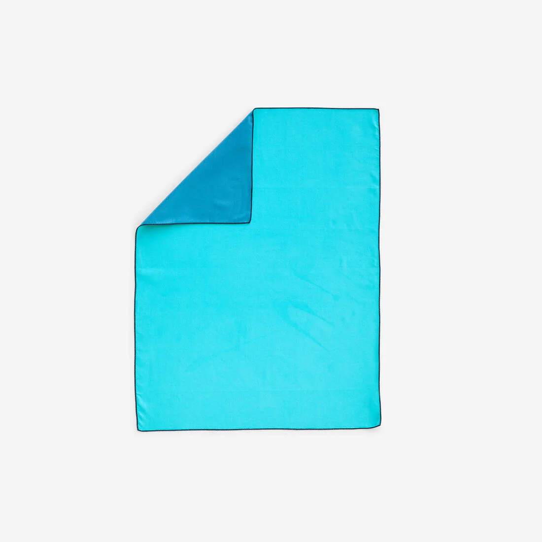 Microfibre Towel for Swimming Size M 60 x 80 cm double-sided Blue/Green