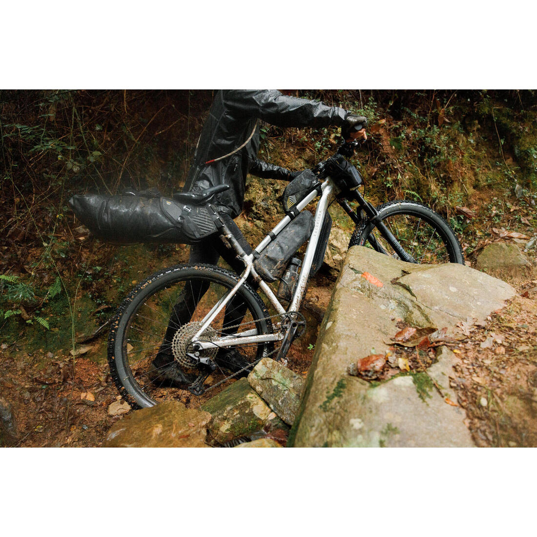 Mountain Bike Mudguard Frame Protection 26"-27.5"-29" - Black - Image 11