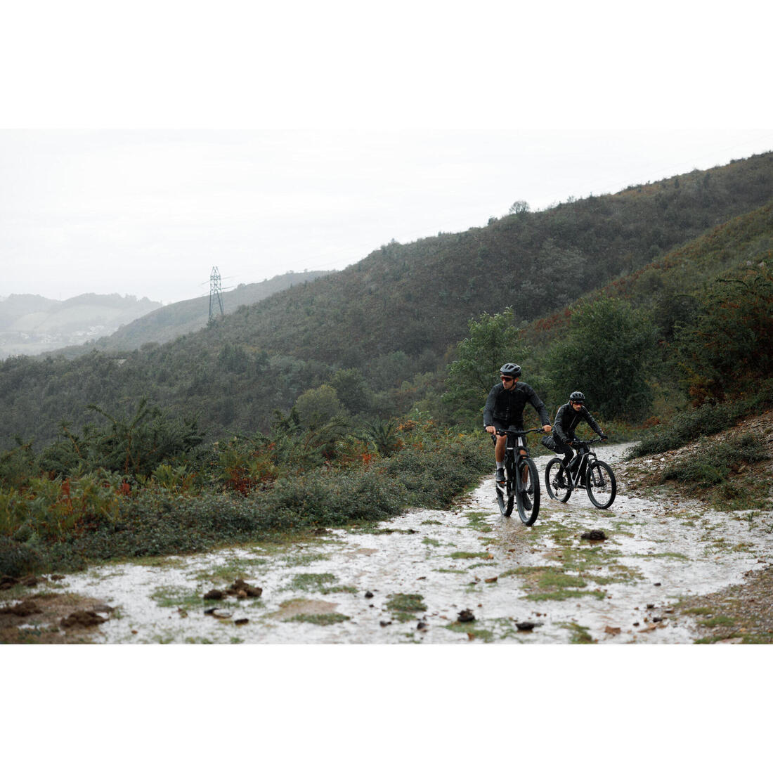 Mountain Bike Mudguard Frame Protection 26"-27.5"-29" - Black - Image 9