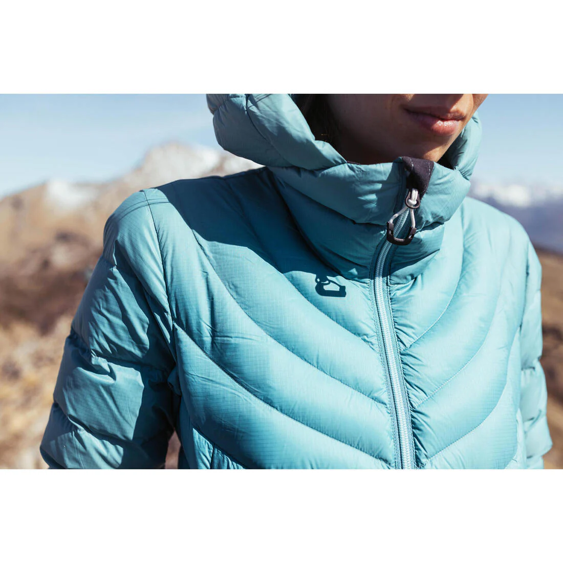 Women’s mountain trekking hooded down jacket MT500 -10°C - Image 25