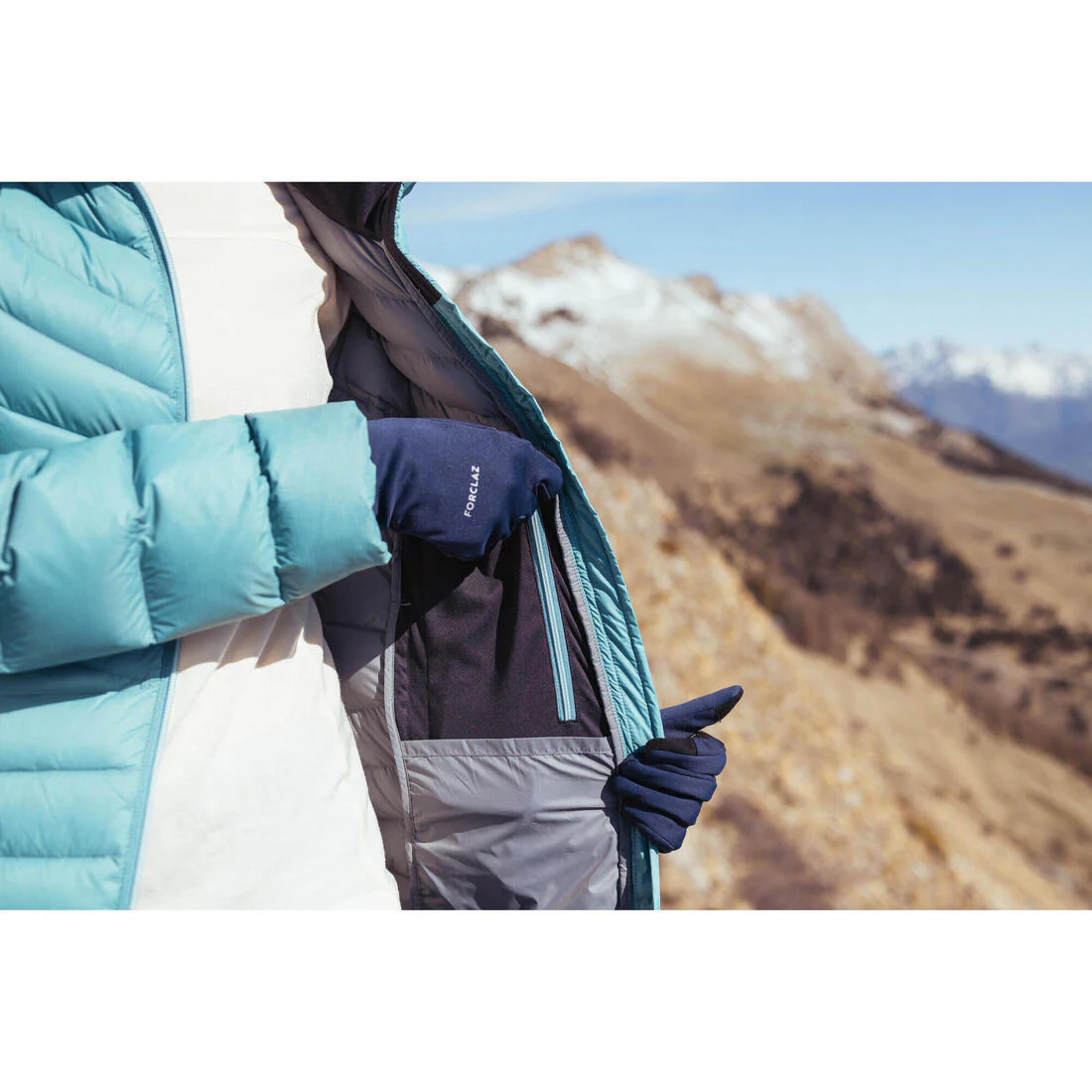 Women’s mountain trekking hooded down jacket MT500 -10°C - Image 32