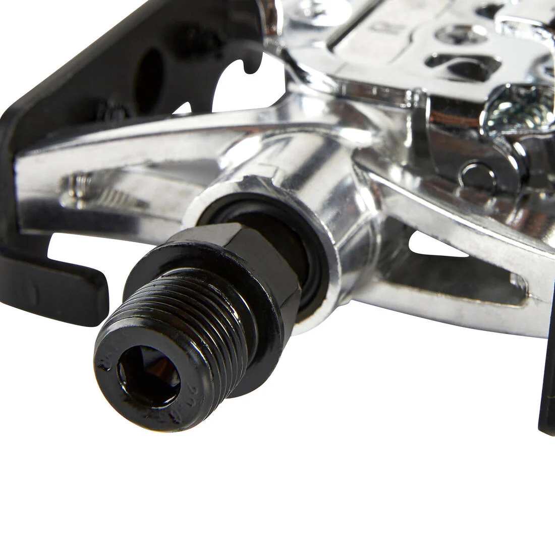 MTB clip-in pedals 500 - Black - Image 2