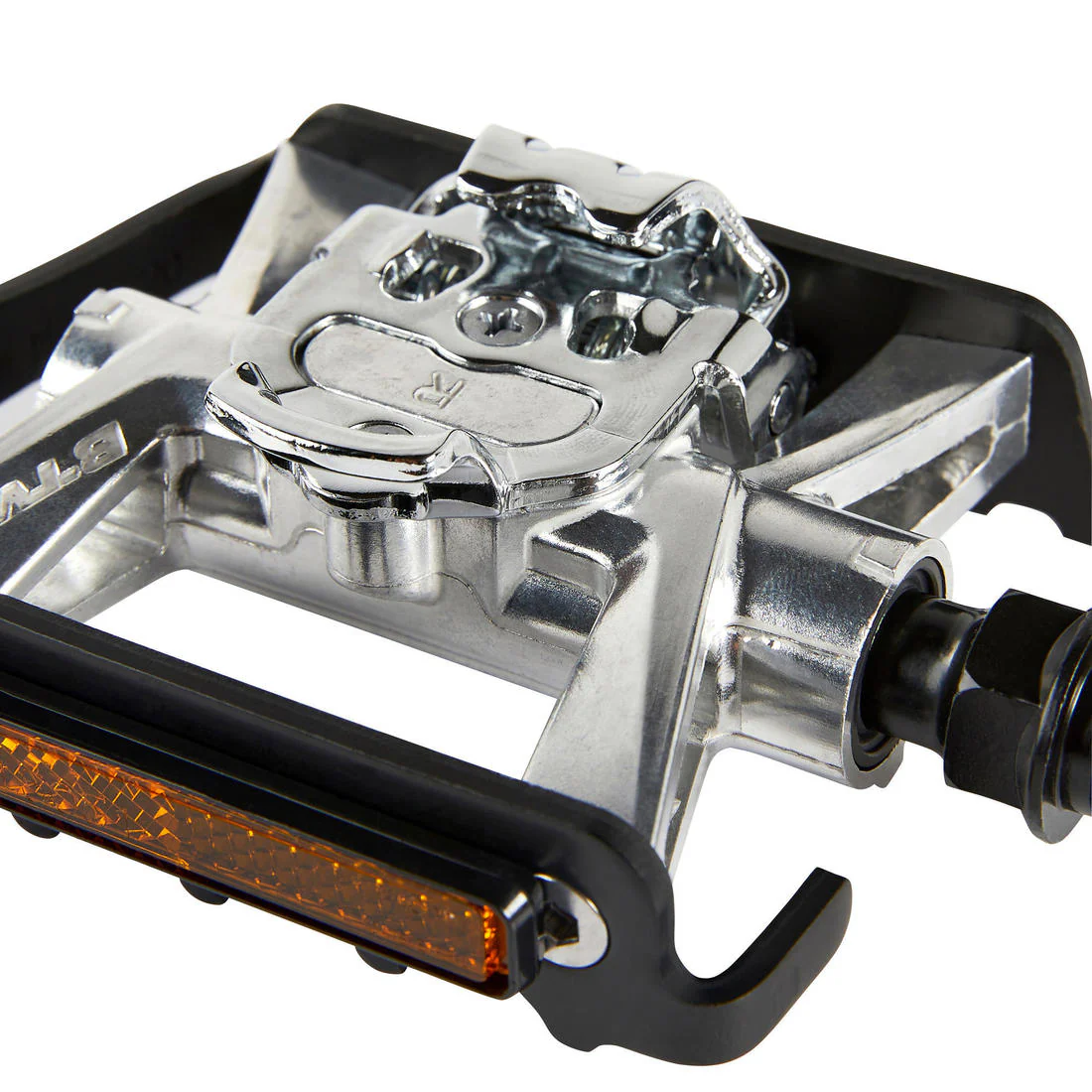 MTB clip-in pedals 500 - Black - Image 6