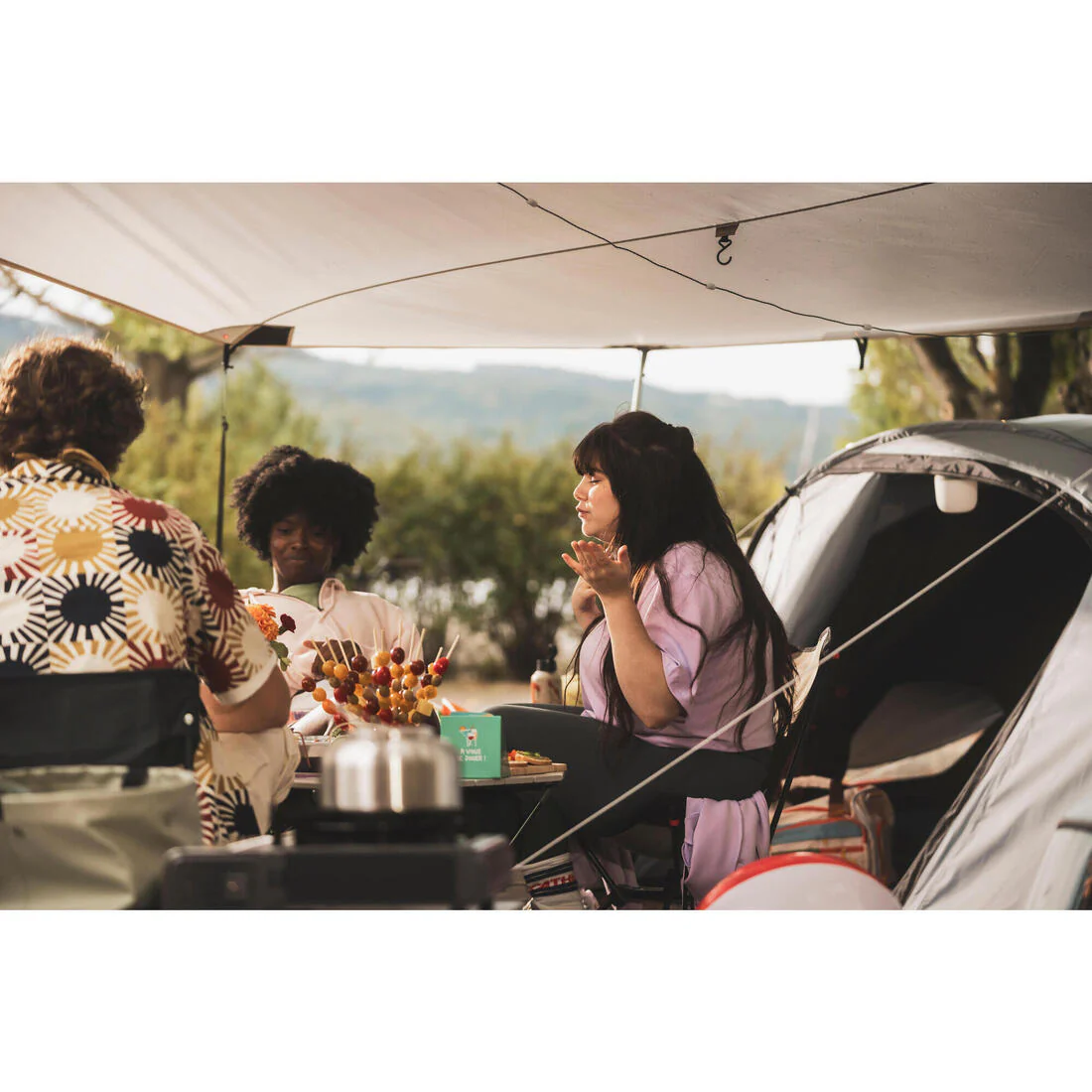 Multifunction tarp camping shelter, XL Fresh - Image 20
