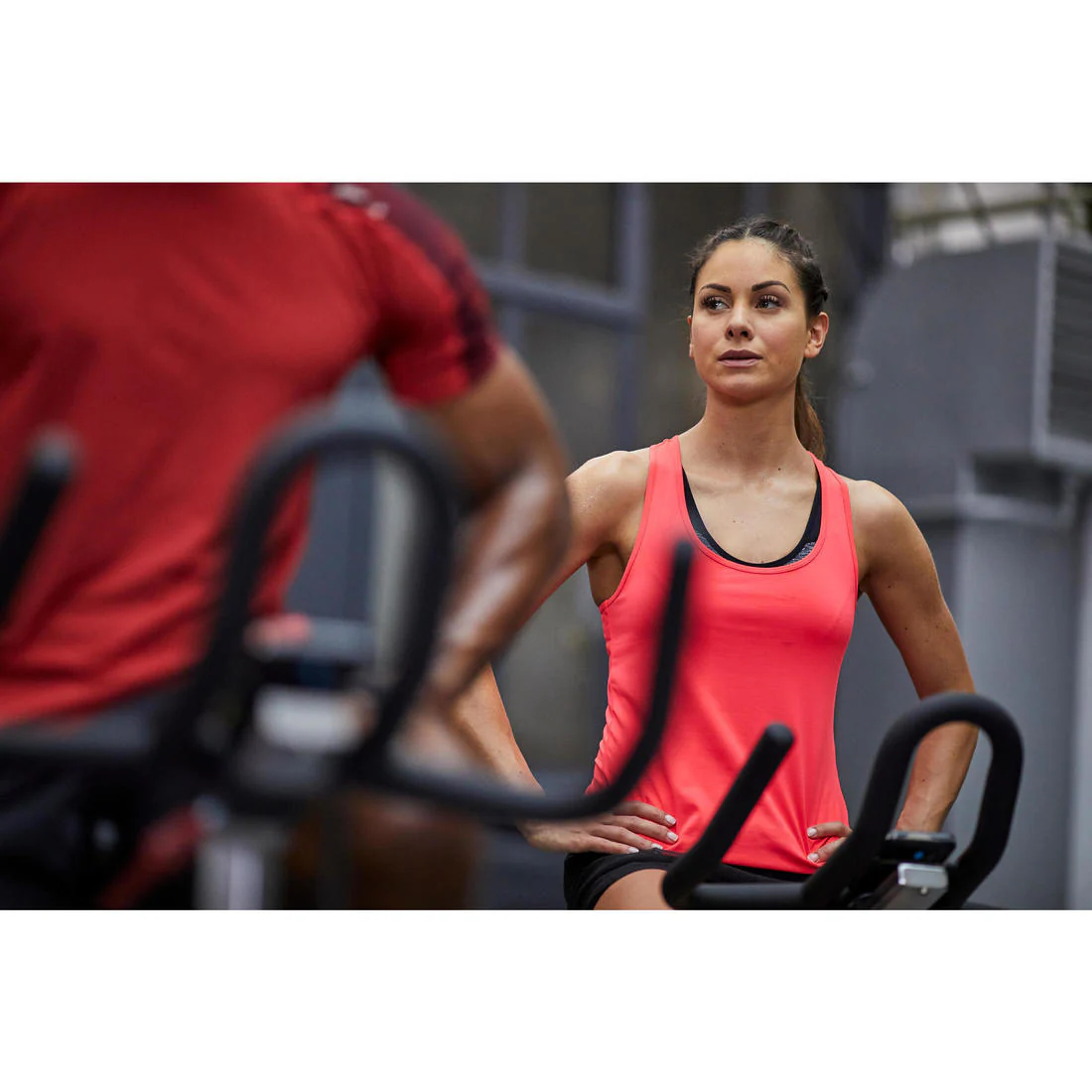 Muscle Back Crew Neck Fitness Cardio Tank Top My Top - Image 11