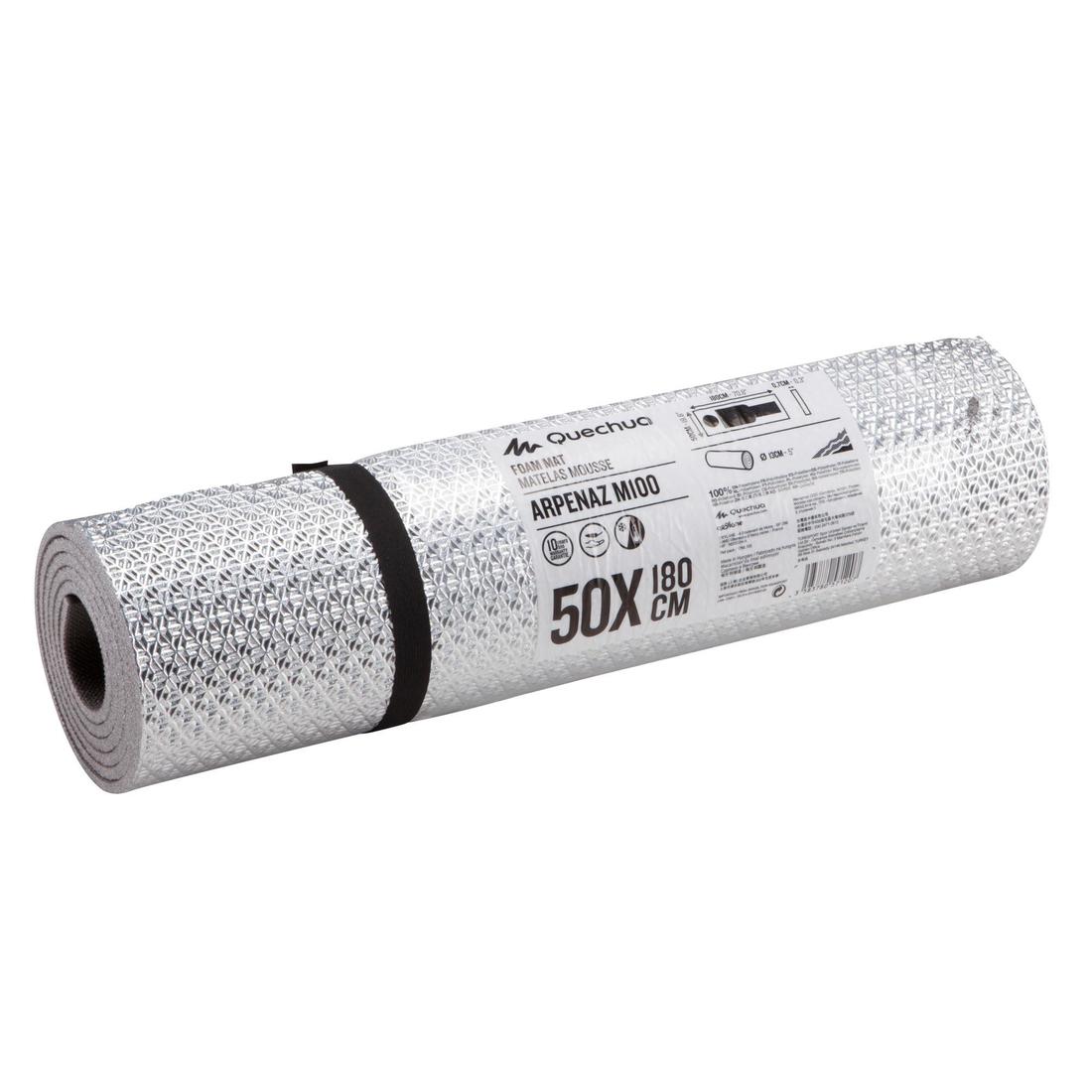 One-person trekking foam mattress, 180 x 50cm, MT100 - Image 6