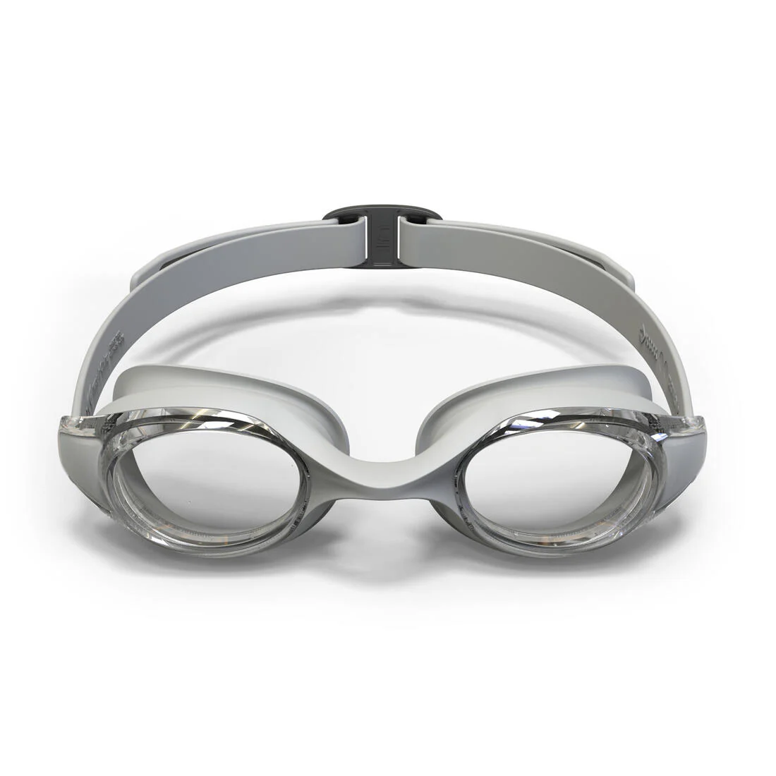 One size swimming goggles with clear lenses, ready grey - Image 4