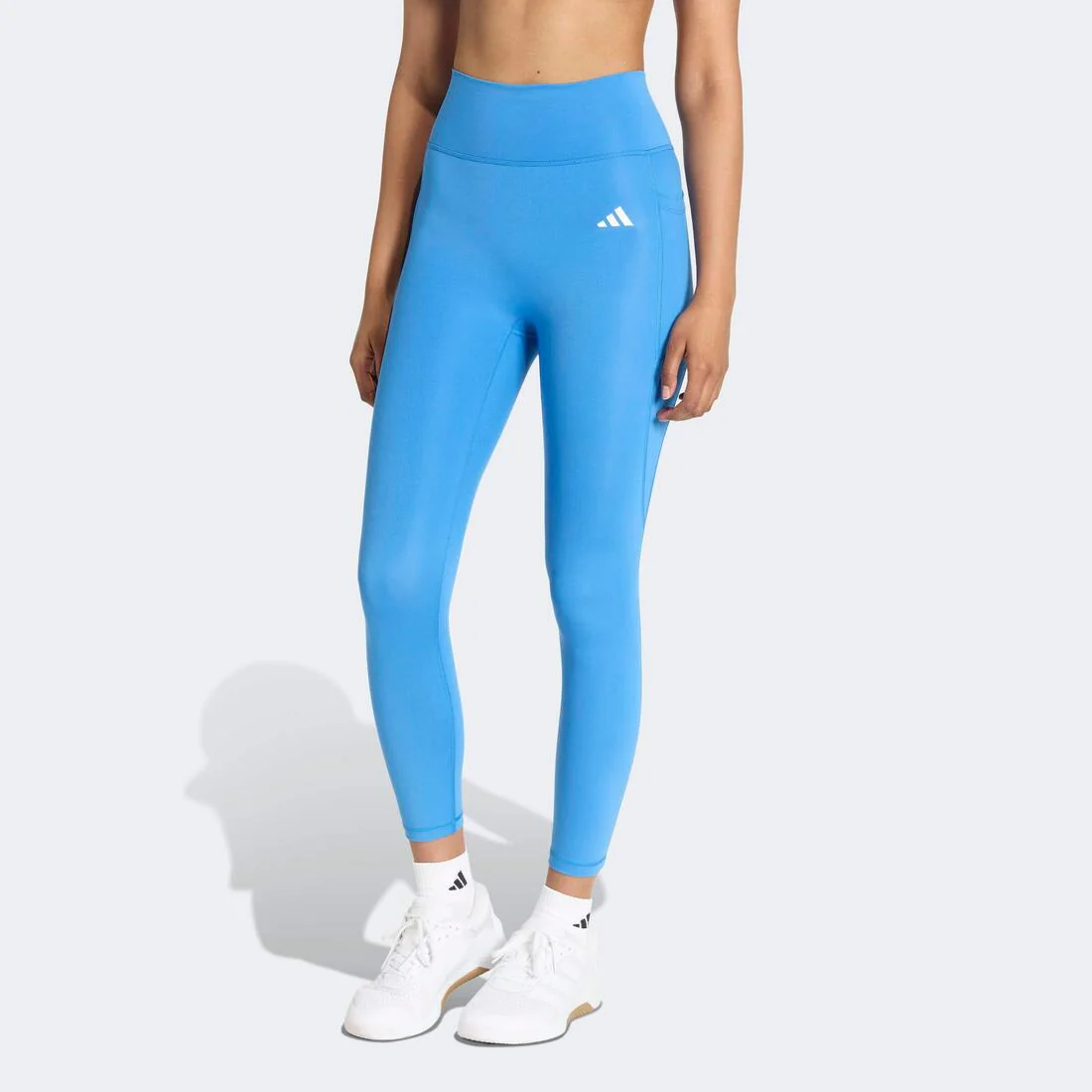 Optime Essentials No Front Rise Seam 7/8 Leggings, Blue - Image 2