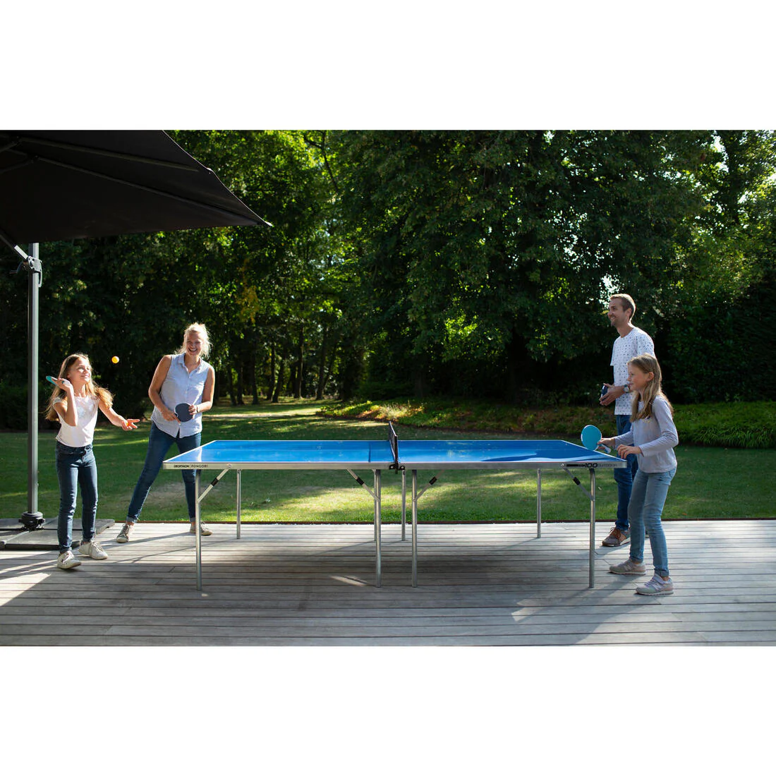 Outdoor Table Tennis Table PPT 130 - Blue - Image 11