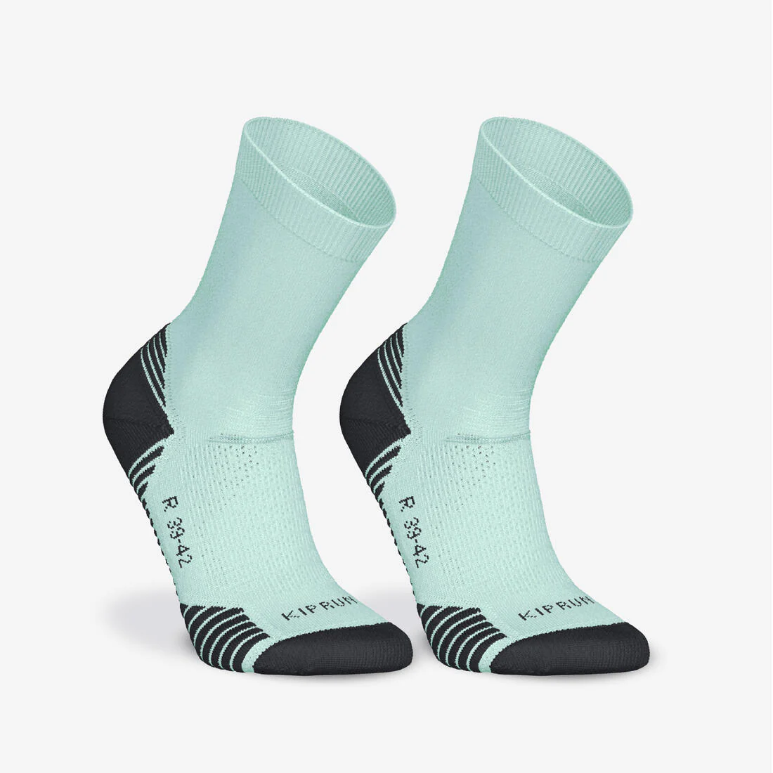 PACK OF 2 PAIRS OF RUN500 THICK MID-CALF RUNNING SOCKS - Image 5