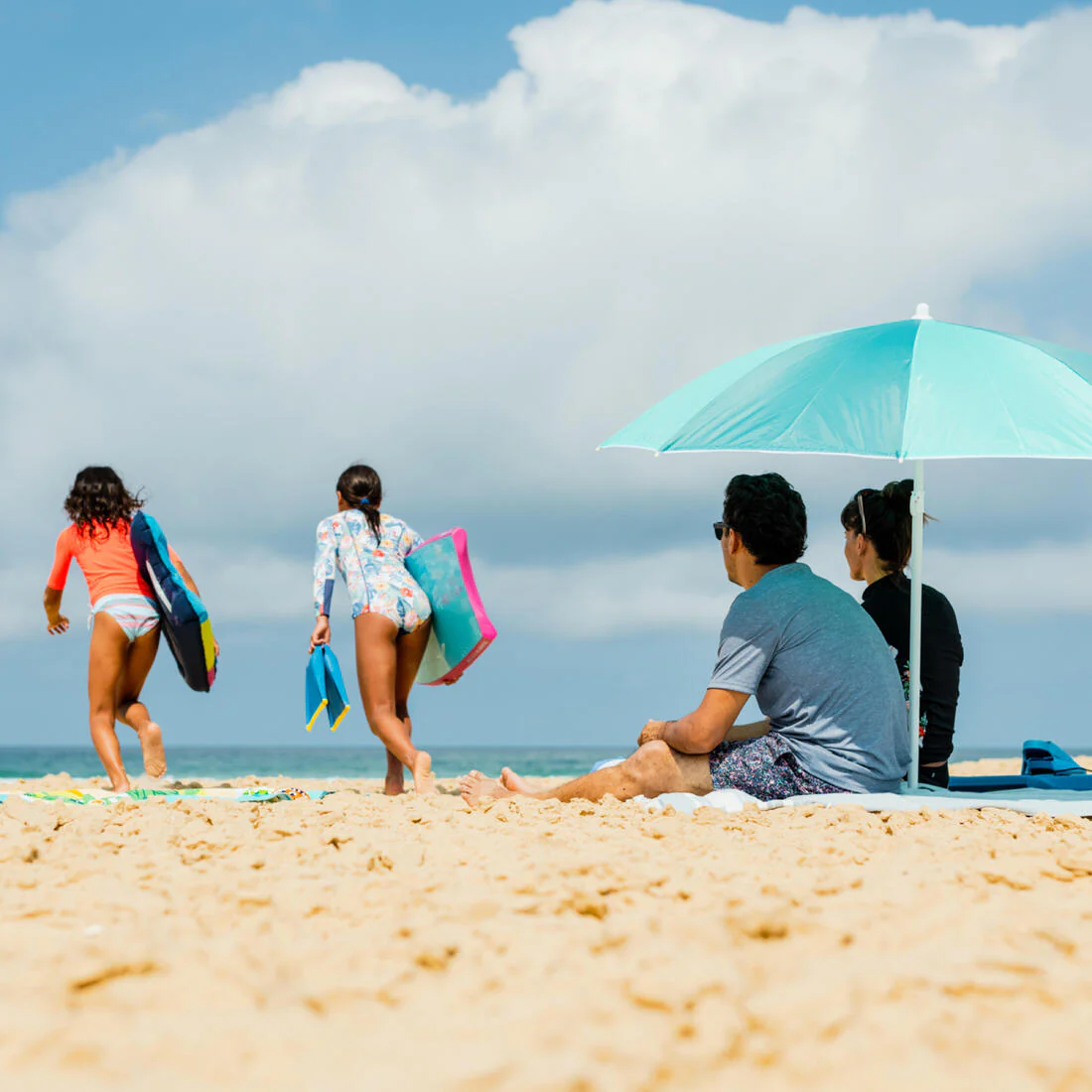 PARUV 160 BEACH PARASOL UPF 50+ 2 PLACES Blue green - Image 10