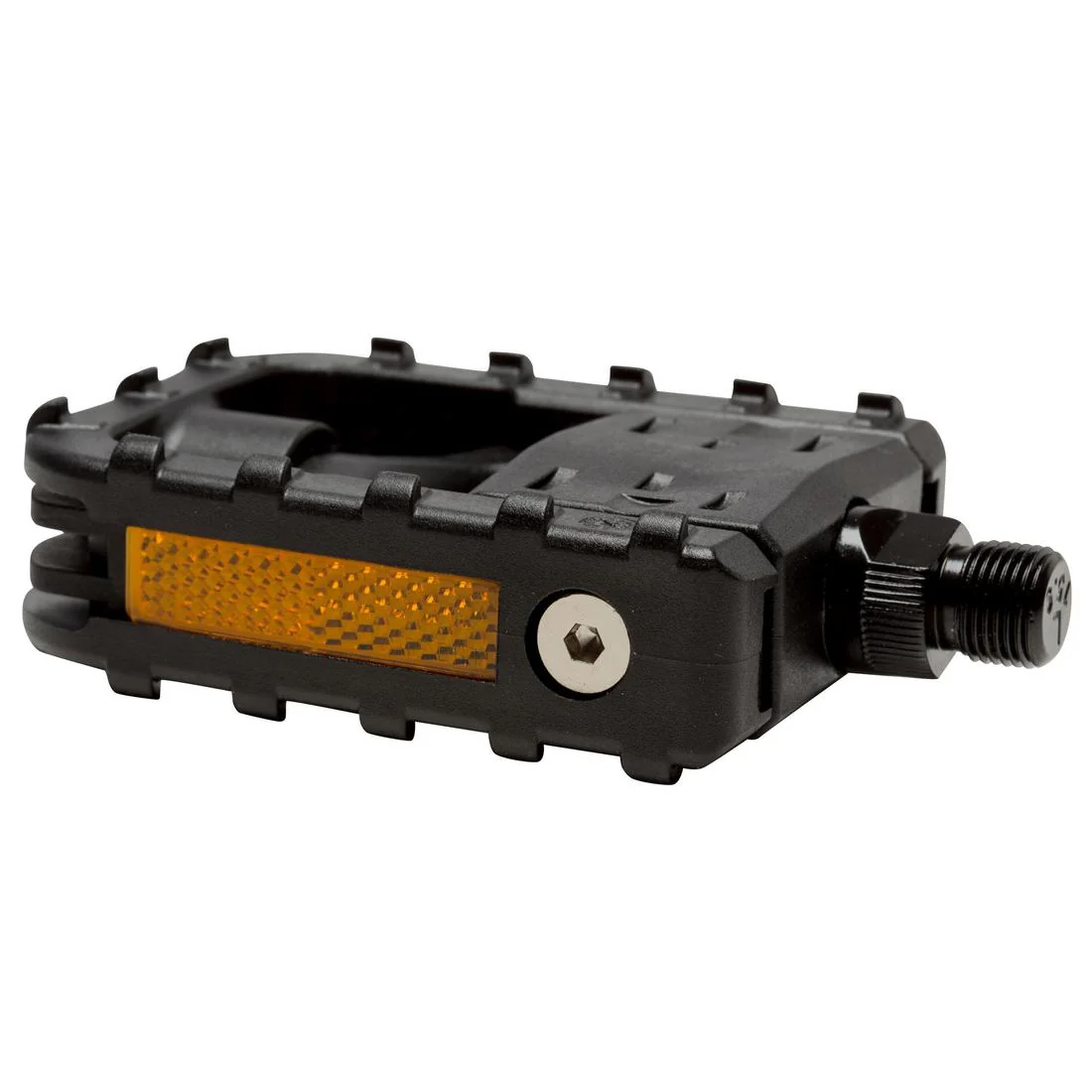 Platform Folding Resin City Bike Pedals - Black - Image 4