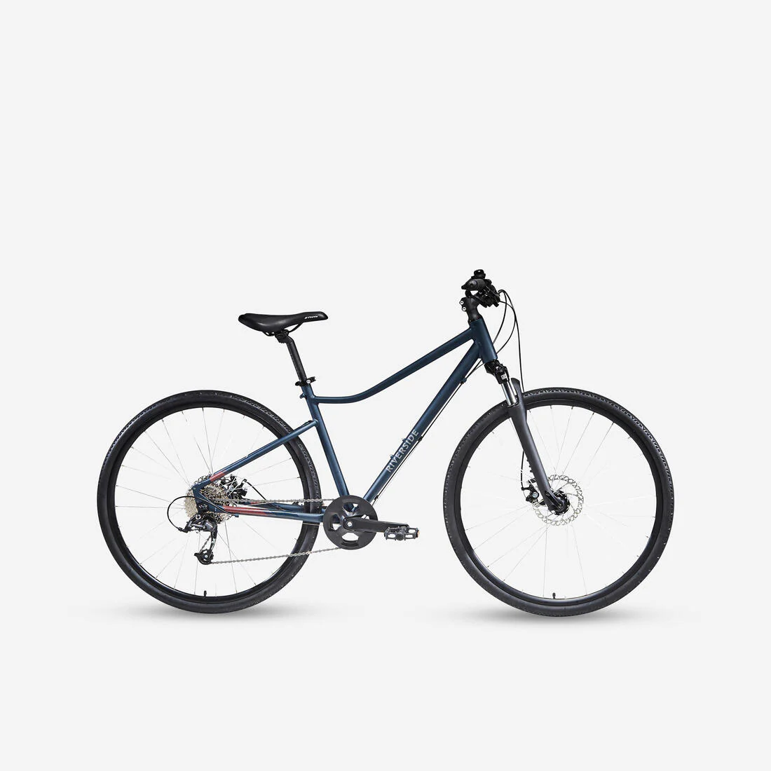Hybrid Bike Riverside 500 - Burgundy