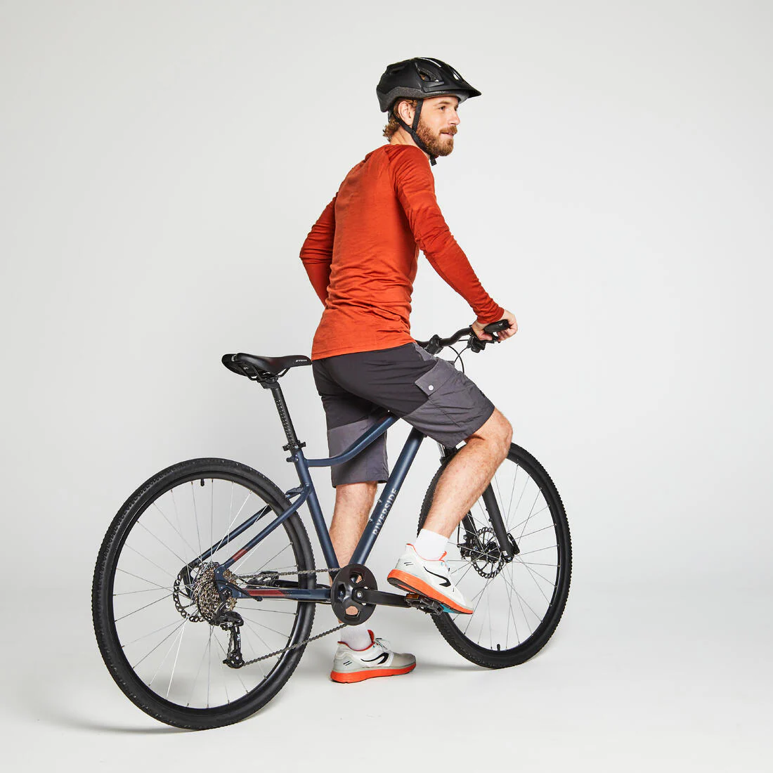 Hybrid Bike Riverside 500 - Burgundy - Image 2