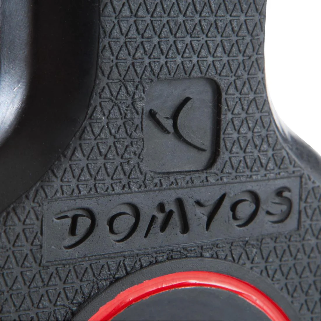 Rubber Disc Weight with Handles 1 Inch / 28mm 5 kg, Partly Recycled Cast Iron - Image 7