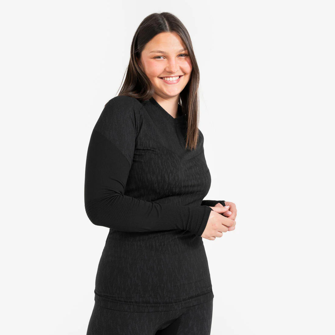 Seamless Long-Sleeved Thermal Football Base Layer Shirt Keepdry - Image 8