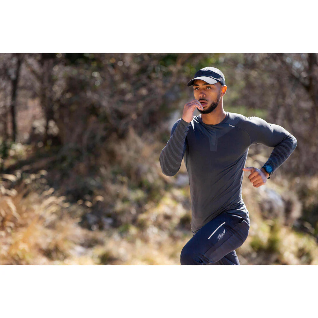 SKINCARE MEN'S RUNNING WINTER BREATHABLE LS TEE-SHIRT - Image 8