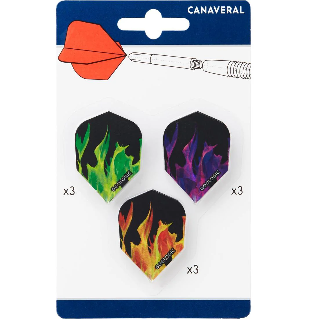 Standard Flames Flights 3 x Tri-Pack - Image 2