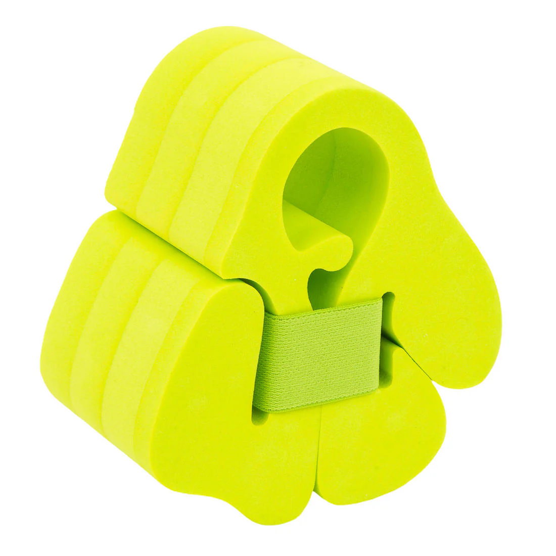 Swimming foam armbands with elasticated strap for 15-30 kg kids - green - Image 2