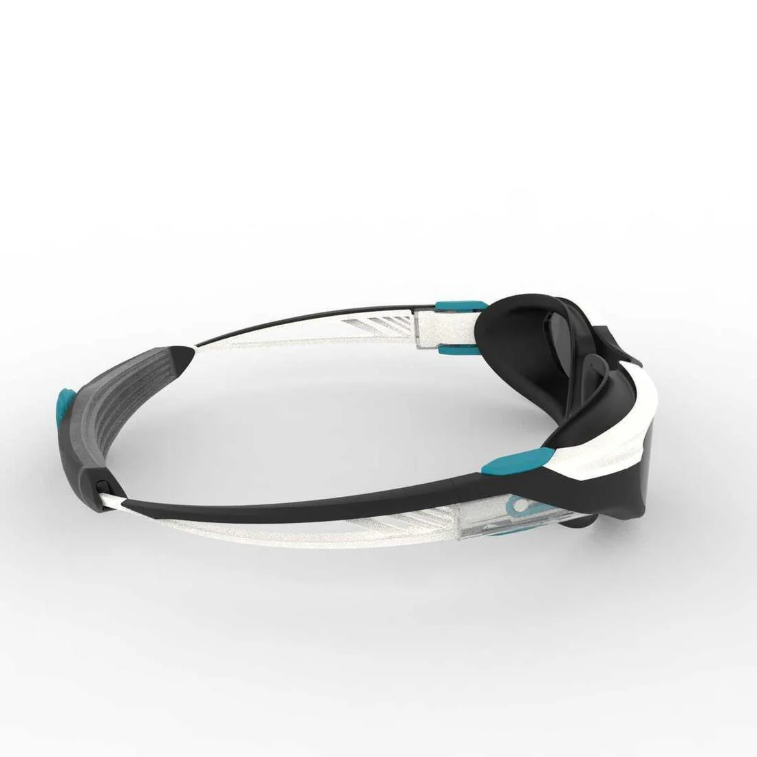Swimming goggles - TURN Size S - Smoked Lenses - White/Black/Turquoise - Image 10