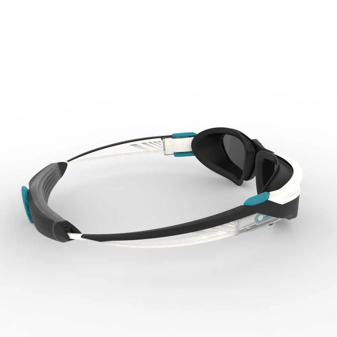 Swimming goggles - TURN Size S - Smoked Lenses - White/Black/Turquoise - Image 11
