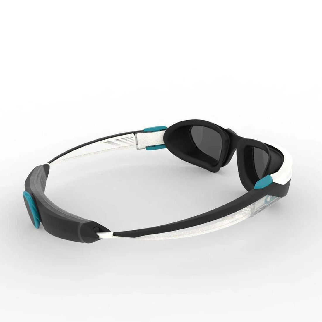Swimming goggles - TURN Size S - Smoked Lenses - White/Black/Turquoise - Image 12