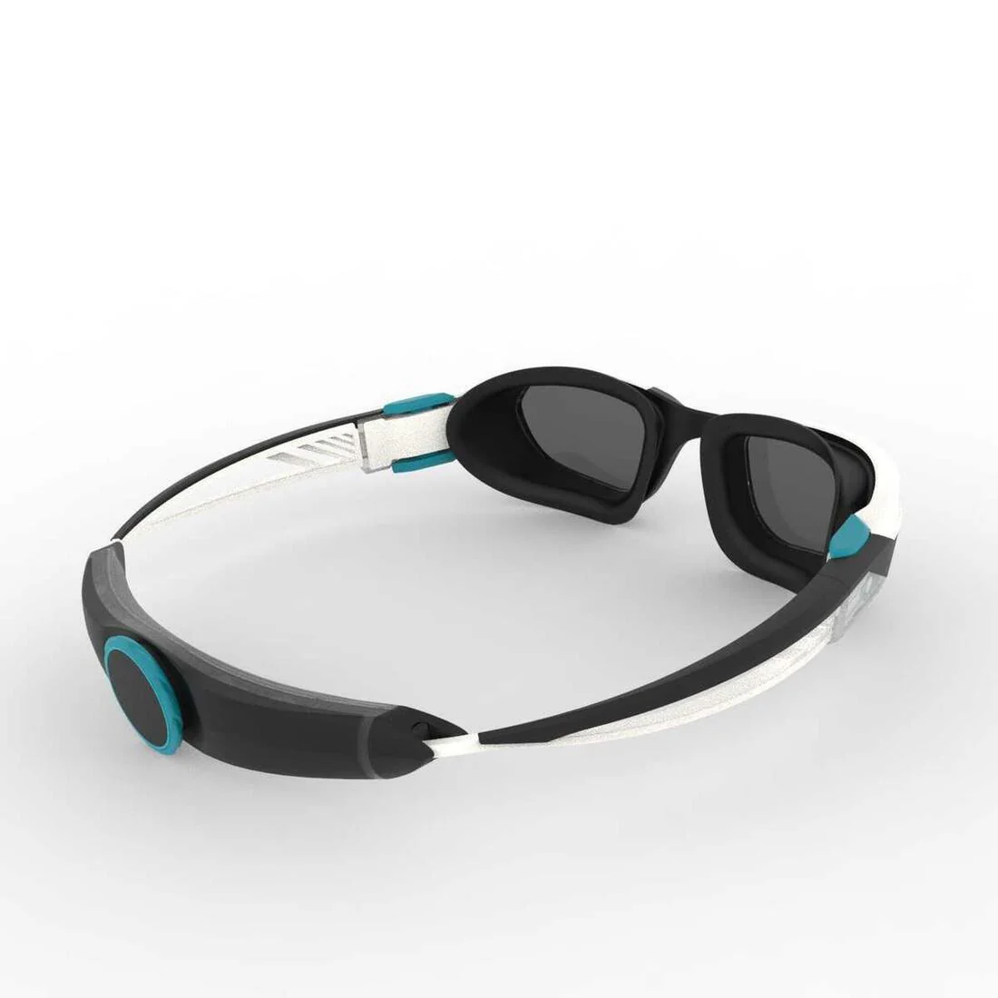 Swimming goggles - TURN Size S - Smoked Lenses - White/Black/Turquoise - Image 13