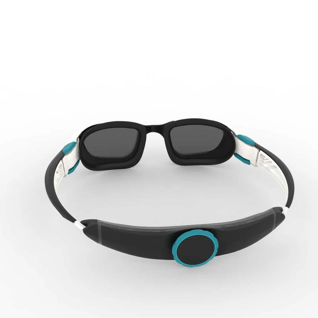 Swimming goggles - TURN Size S - Smoked Lenses - White/Black/Turquoise - Image 17