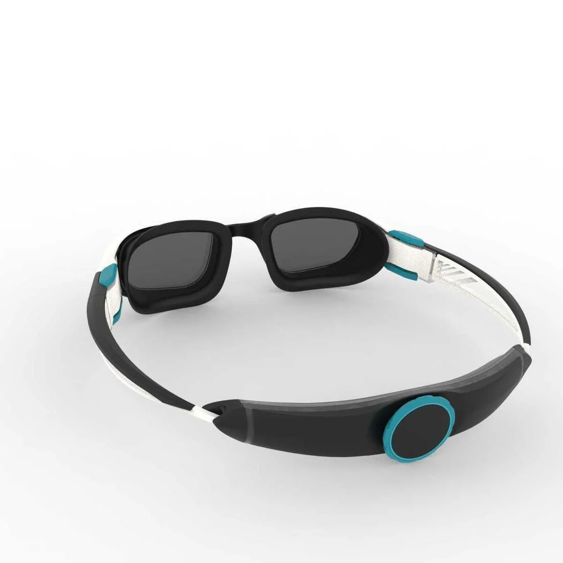 Swimming goggles - TURN Size S - Smoked Lenses - White/Black/Turquoise - Image 18