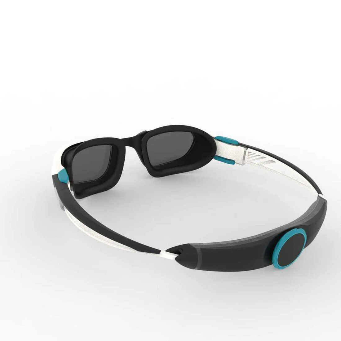 Swimming goggles - TURN Size S - Smoked Lenses - White/Black/Turquoise - Image 19