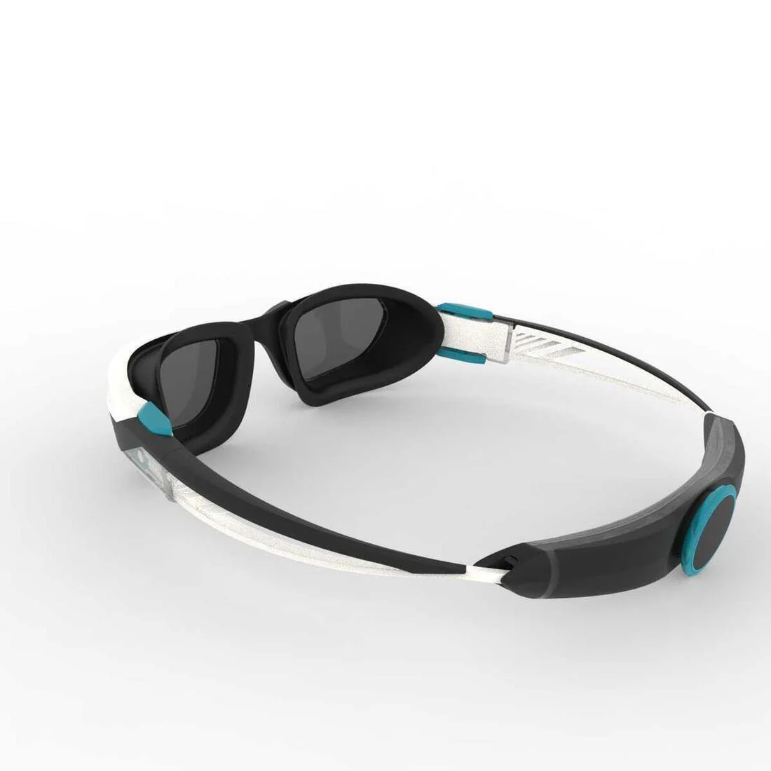 Swimming goggles - TURN Size S - Smoked Lenses - White/Black/Turquoise - Image 20