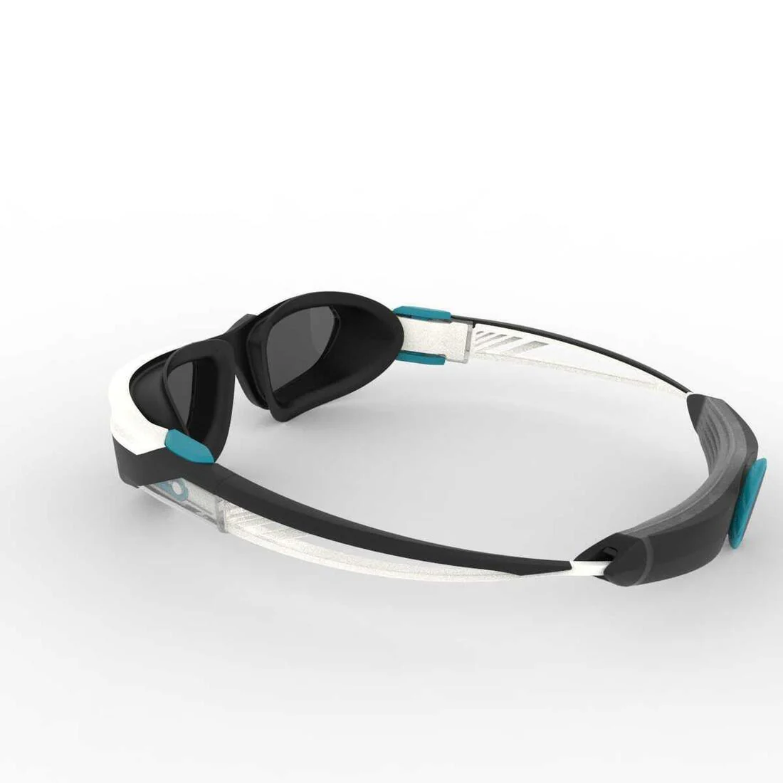 Swimming goggles - TURN Size S - Smoked Lenses - White/Black/Turquoise - Image 21